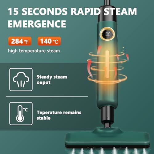 High temperature steam mop for sealed floors — photo 4
