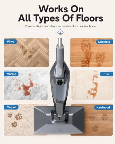 Hardwood steam mop with upgraded cleaning pads — photo 4