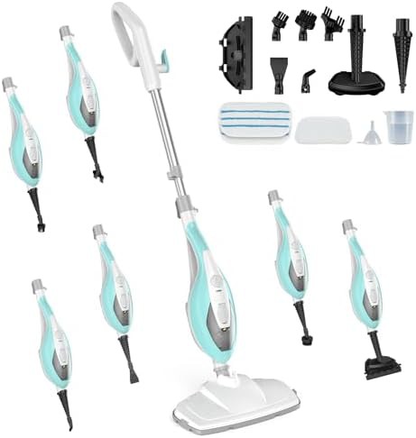 Handheld steam cleaner for hardwood and tile