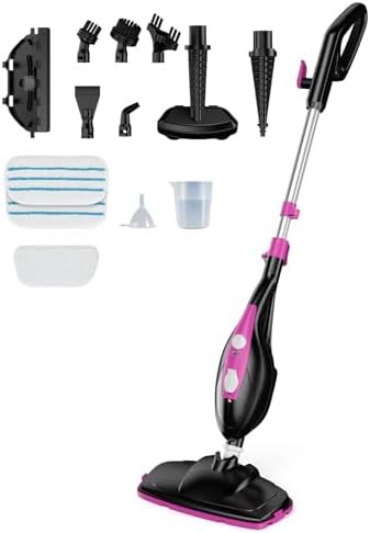 Fast heating handheld combo steam mop