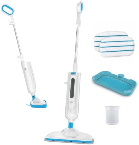 White multi surface mop carpet glider