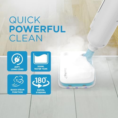 White multi surface mop carpet glider — photo 4
