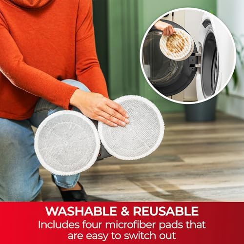 Corded Steam Spin Mop for Scrubbing — photo 4