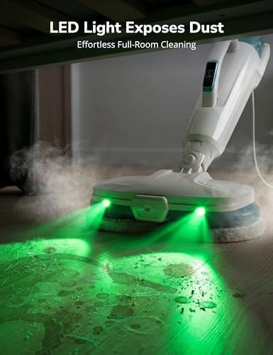 White scrub and steam handheld mop — photo 3
