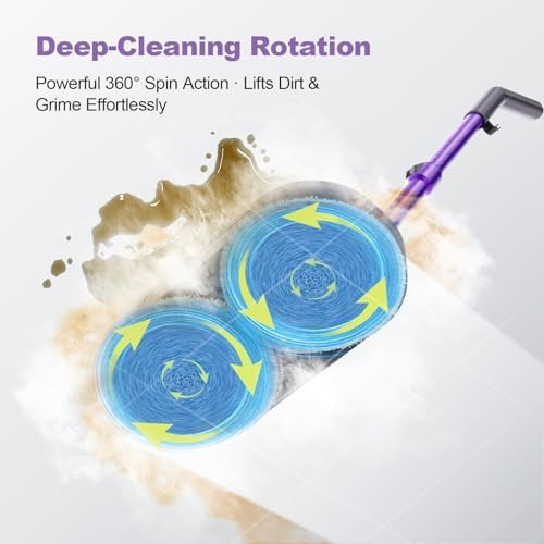 Rotating Pad Floor Steam Cleaner — photo 3
