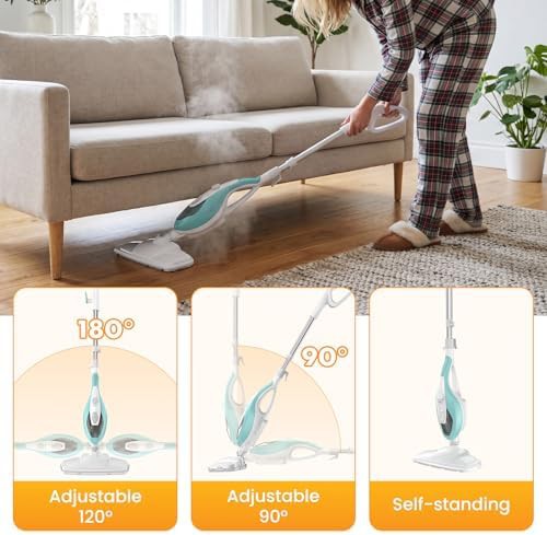 Detachable handheld steam mop for floors — photo 5