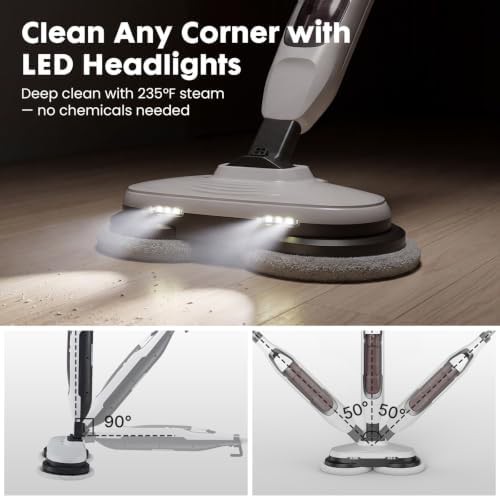 Hardwood safe scrubbing steam cleaner — photo 5