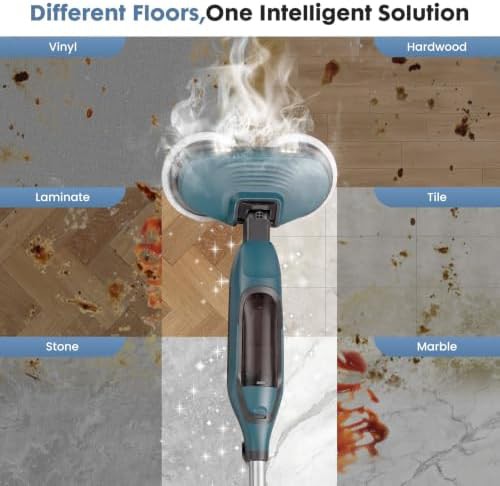 Swivel steering spin steam mop — photo 3