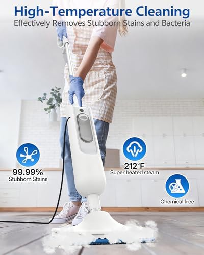 Scrubbing steam mop with swivel head — photo 5