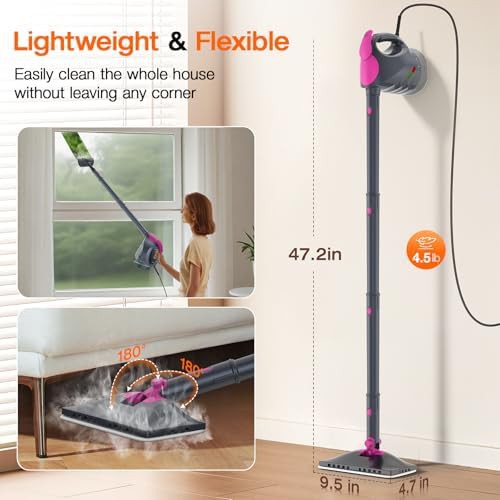 Ten in one steam mop with removable tank — photo 5