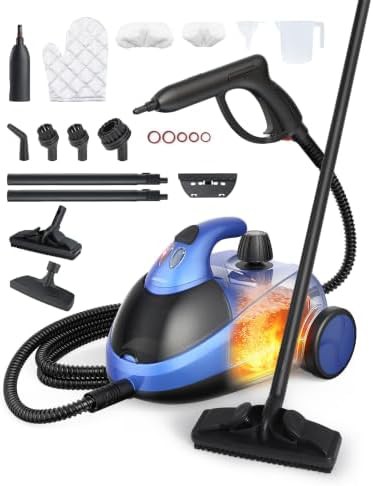 High pressure steam cleaner with storage