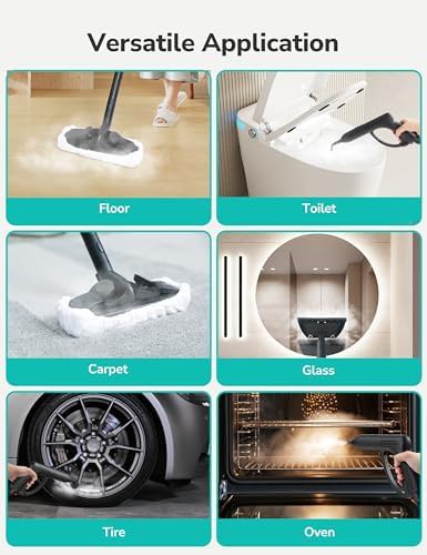 High pressure steam cleaner with storage — photo 4