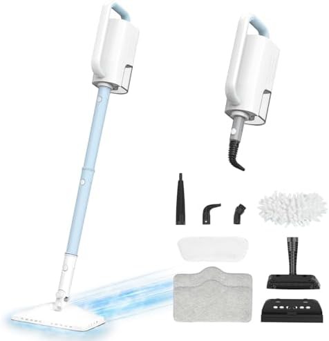 Blue six in one removable tank mop