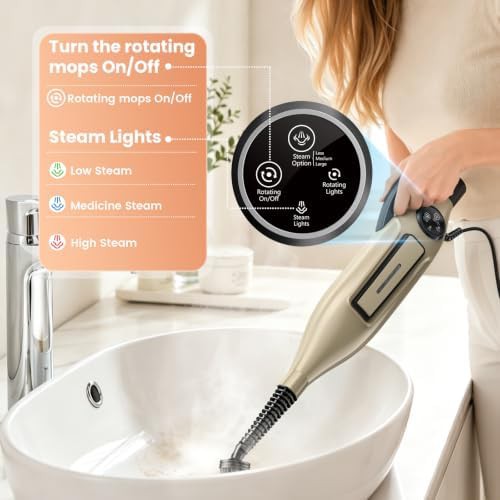 Champagne VM6 Scrubbing Steam Mop — photo 5