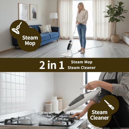 Scrub and steam mop with thirteen tools — photo 4