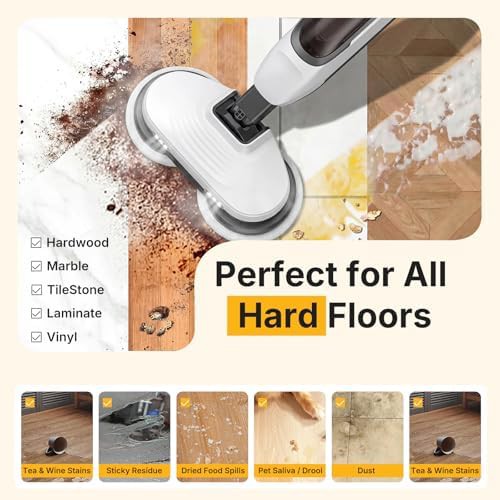 Hardwood scrubbing steam mop cleaner — photo 4