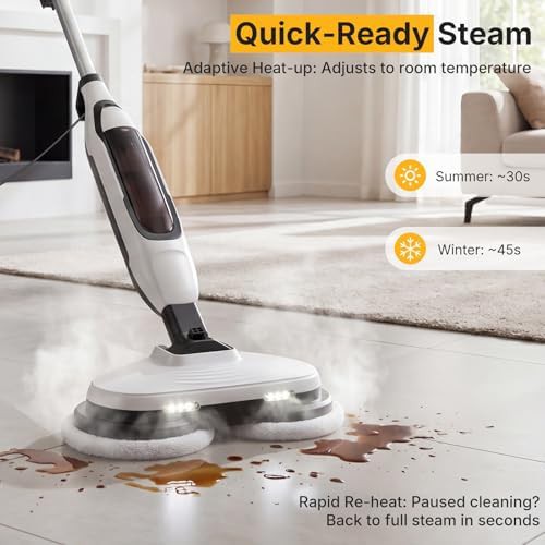 Hardwood scrubbing steam mop cleaner — photo 5