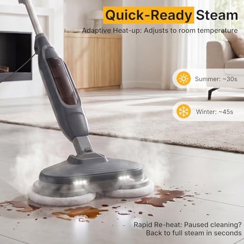 Heavy duty scrub and steam mop — photo 5