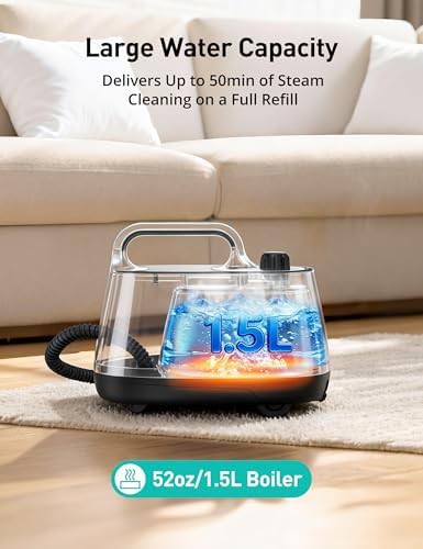 Turquoise heavy duty floor steamer — photo 3