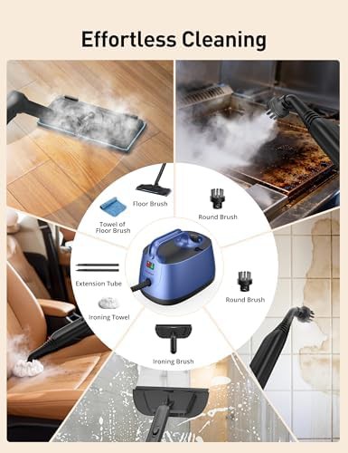 Turquoise heavy duty floor steamer — photo 5