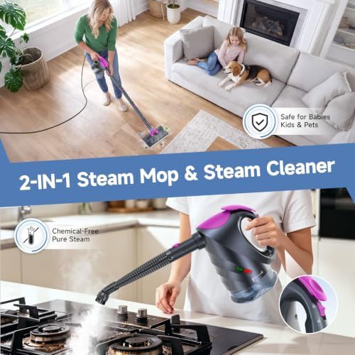 Detachable multipurpose steam mop for hardwood — photo 4