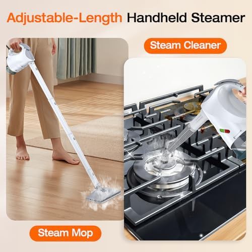 Steam mop with removable water tank — photo 3