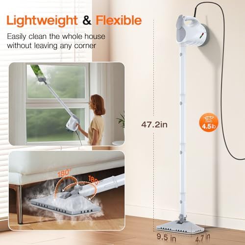 Steam mop with removable water tank — photo 5