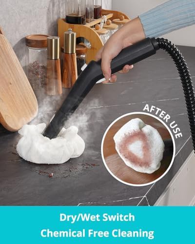 Large capacity steam cleaner with twenty one pieces — photo 4
