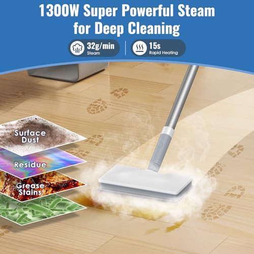 Handheld combo steamer for hardwood floors — photo 3
