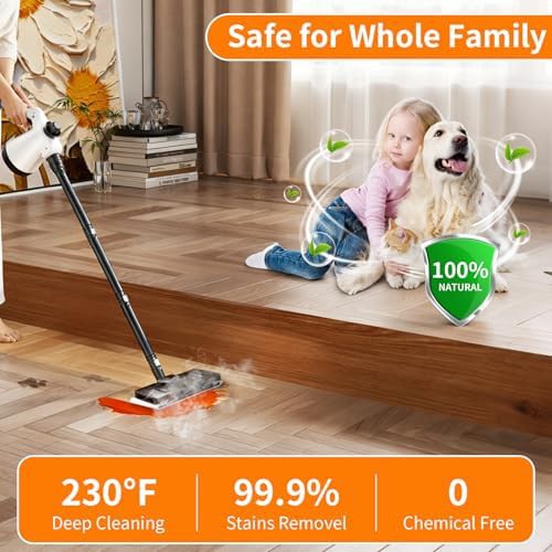 Lightweight detachable handheld steamer mop — photo 3